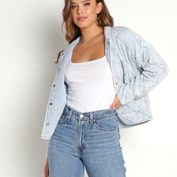 Maya Knit denim jacket WASHED INDIGO - Picture 6 of 6